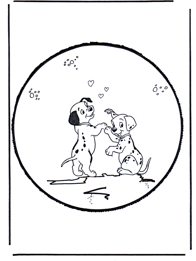 Disegno da bucherellare - San Valentino 1 - Giorno di San Valentino