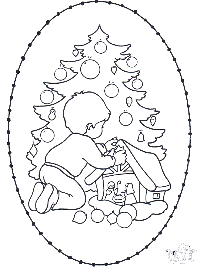 Disegni Di Natale Da Ricamare.Disegno Da Ricamare Albero Di Natale Personaggi Di Fumetto