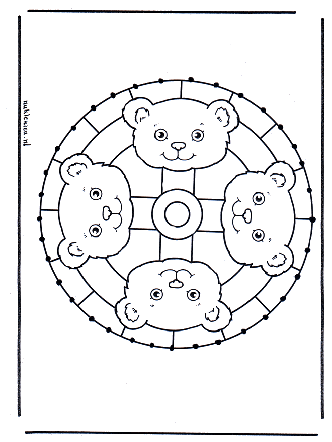 Disegno da ricamare 44 - Mandala