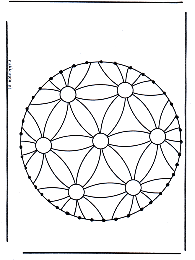 Disegno da ricamare 59 - Mandala