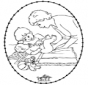Disegno da ricamare bebè