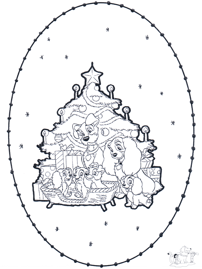 Disegno da ricamare Natale - Disegni da ricamare Natale