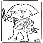 Disegni per i piccini - Dora 10