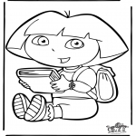 Disegni per i piccini - Dora 12