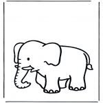 Disegni da colorare Animali - Elefante 3