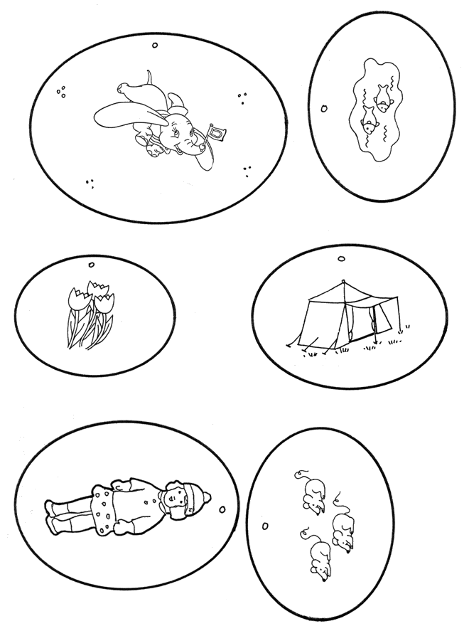 Etichetta per regali 4 - Figurine da ritagliare