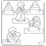 Disegni da colorare Natale - Fai il tuo presepe 2