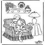 Disegni da colorare Temi - Festa della mamma 3