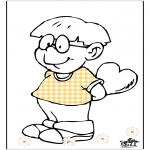 Disegni da colorare Temi - Festa della mamma 7