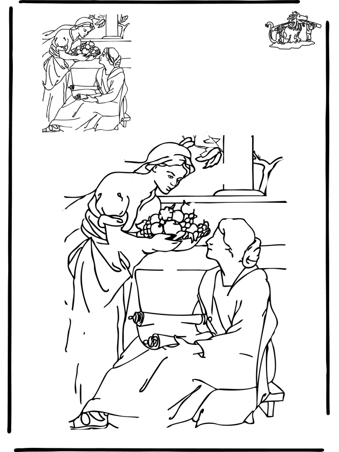 Finisci il disegno biblico 1 - Lavori manuali