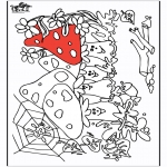 Disegni da colorare Vari temi - Fungi 2