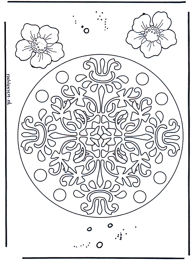 Geomandala - fiori - Mandala fiori