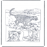 Disegni da colorare Animali - Ghepardo