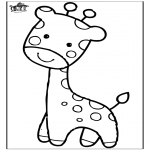 Disegni da colorare Animali - Giraffa 3