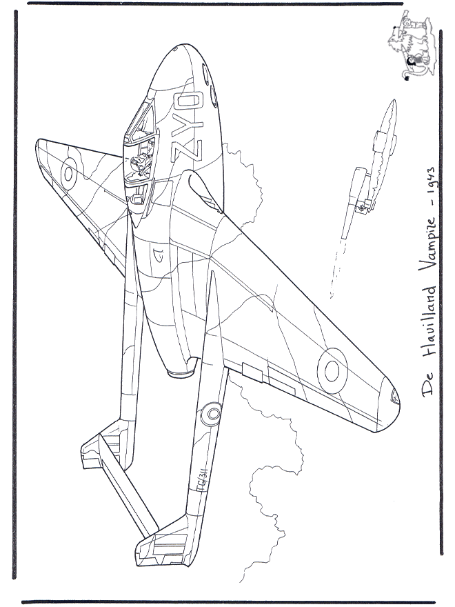 Havilland Vampire - Aerei