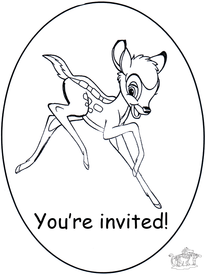 Invito - Bambi - inviti