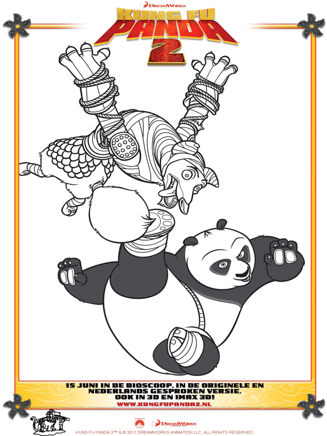 Kung Fu Panda 2 Disegno 4 - Kung Fu Panda