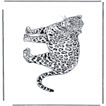 Disegni da colorare Animali - Leopardo 2