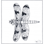 Disegni da colorare Animali - Libellula 2