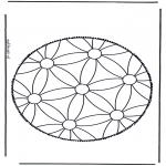 Disegni da bucherellare - Mandala 1