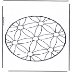 Disegni da bucherellare - Mandala 1