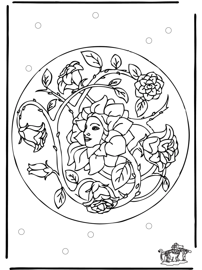 Mandala 26 - Mandala fiori