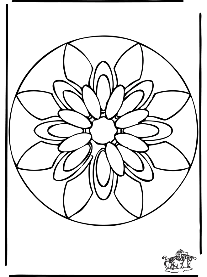 Mandala 38 - Mandala fiori