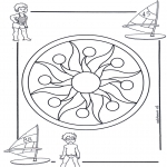 Disegni da colorare Mandala - Mandala bambini 1