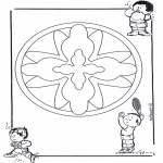 Disegni da colorare Mandala - Mandala bambini 16