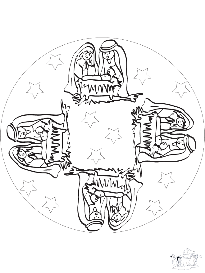 Mandala bambino di Natale - Mandala bambini