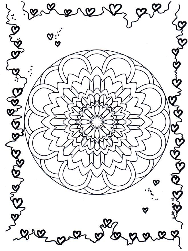 Mandala cuori 2 - Mandala cuori