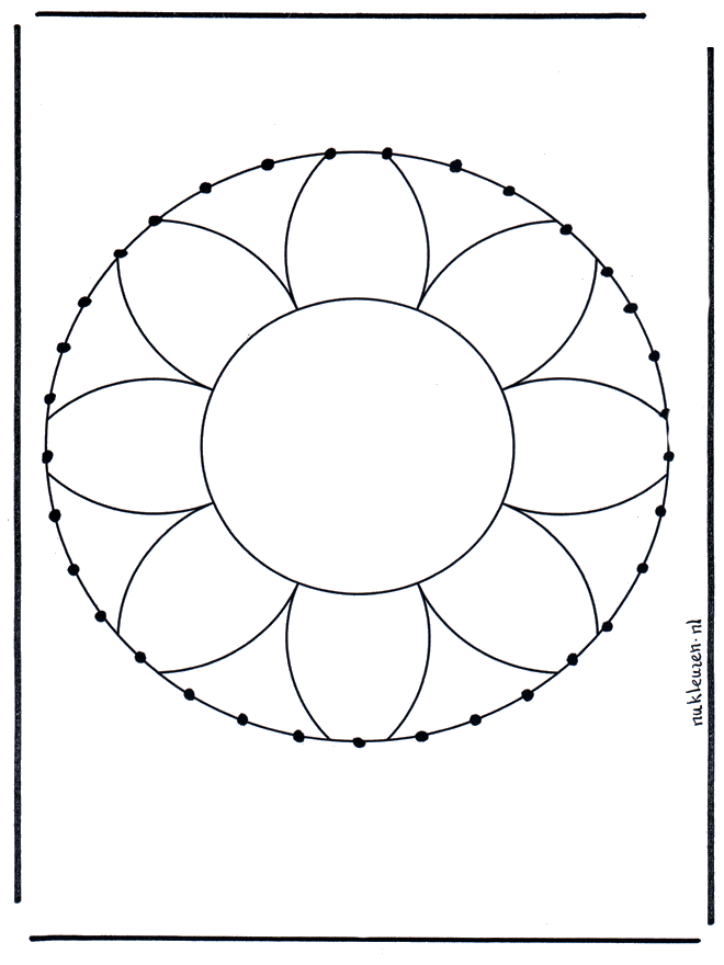 Mandala da ricamare 1 - Mandala