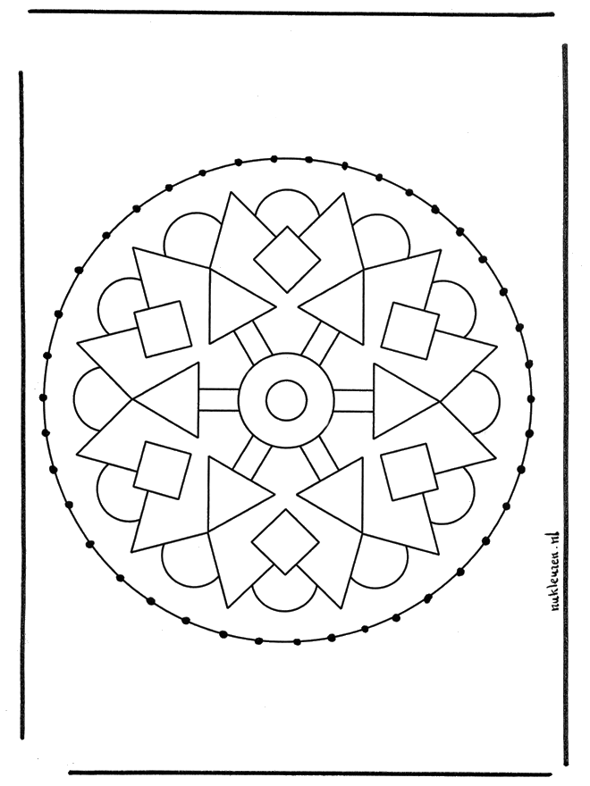 Mandala da ricamare 2 - Mandala