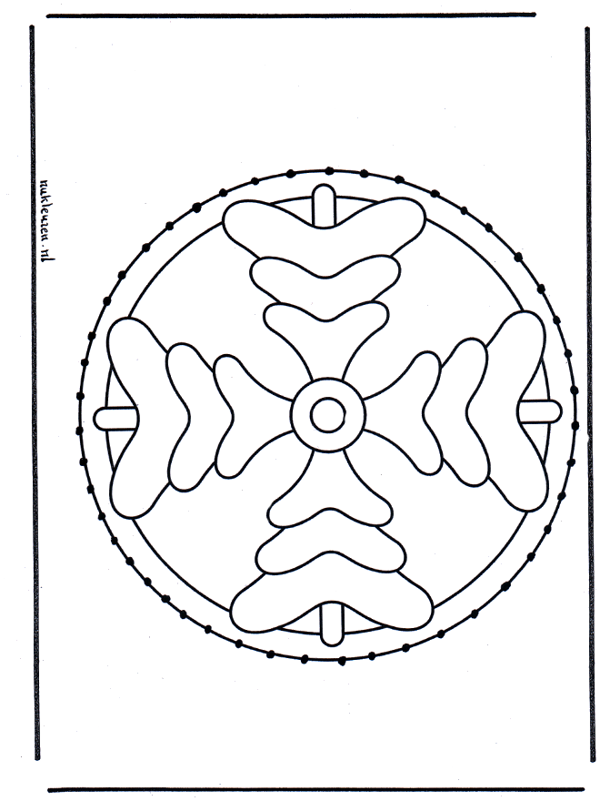 Mandala da ricamare 3 - Mandala