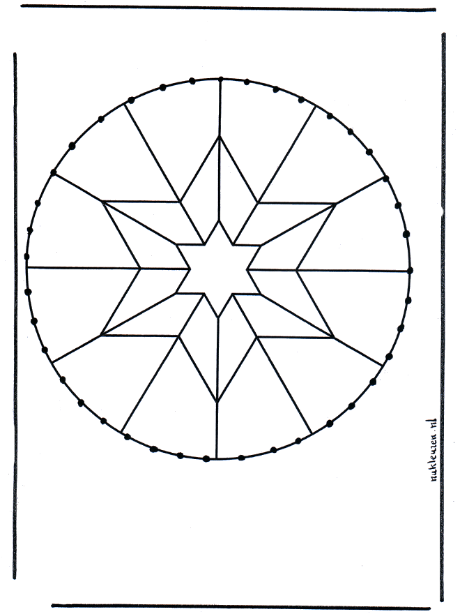 Mandala da ricamare 5 - Mandala