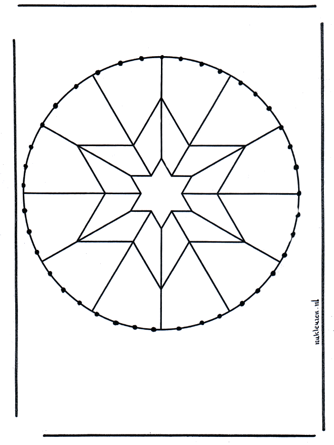 Mandala da ricamare 8 - Mandala