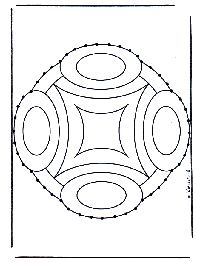 Mandala da ricamare 9 - Mandala