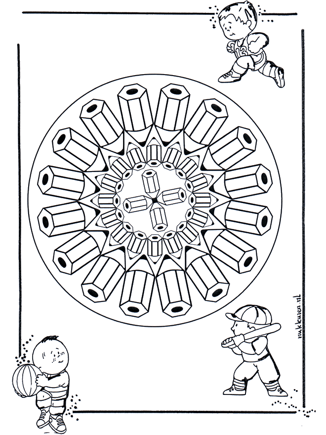 Mandala mattite - Mandala bambini
