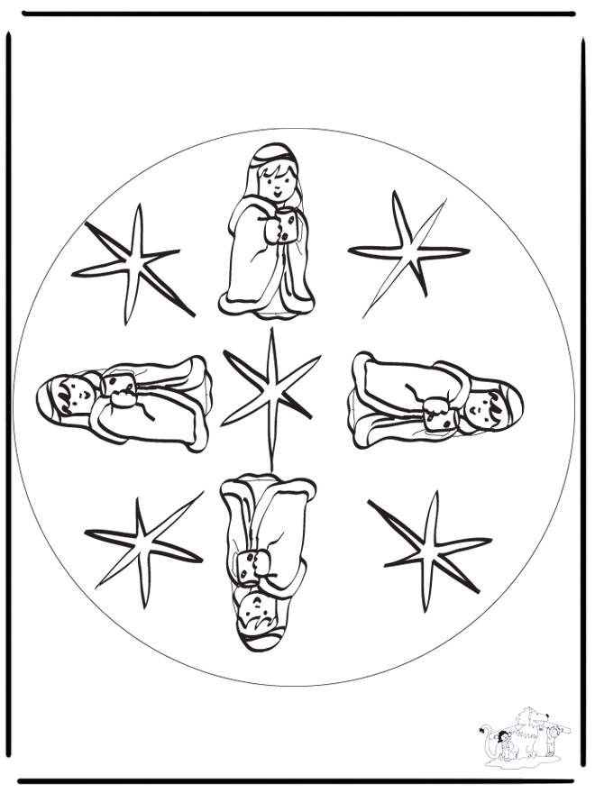 Mandala re - Mandala bambini