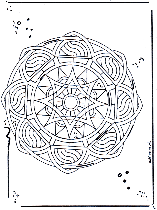 Mandala - stelle 2 - Geomandala