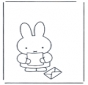 Miffy con una lettera