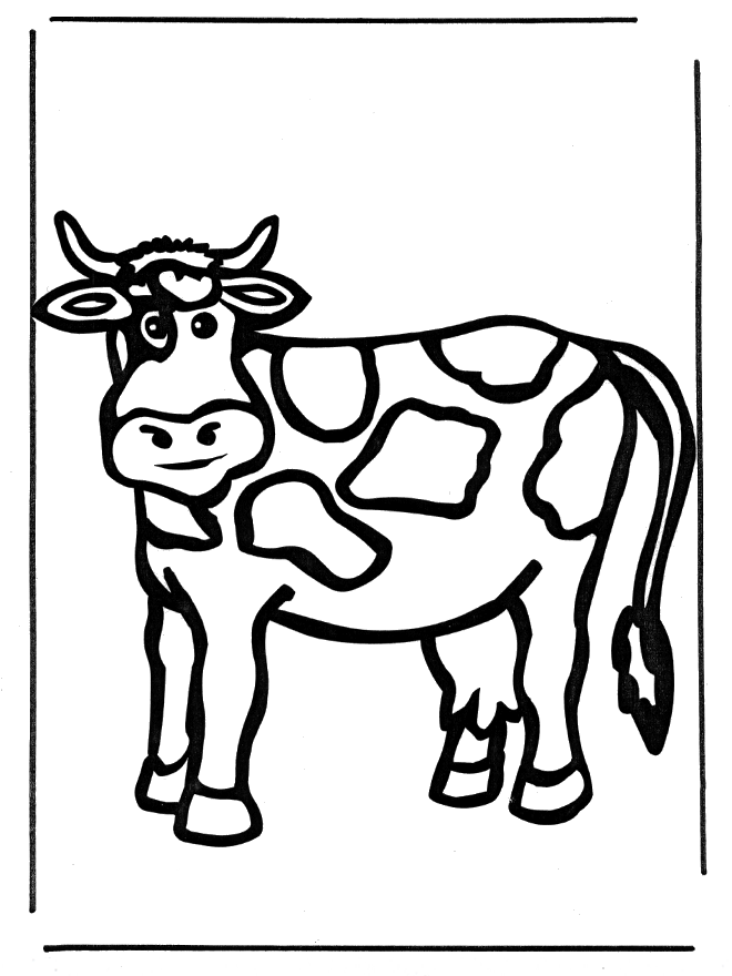 Mucca 1 - Animali domestici e di fattoria