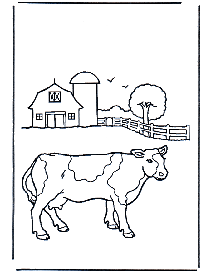 Mucca - Alla fattoria