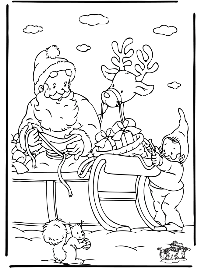 Natale 40 - Disegni da colorare Natale