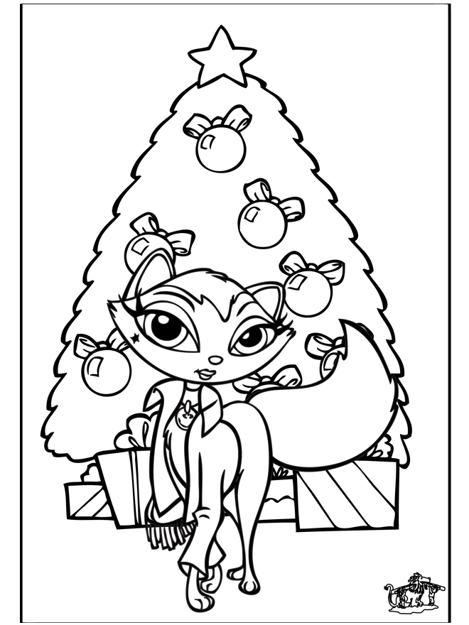 Natale - Bratz - Disegni da colorare Natale