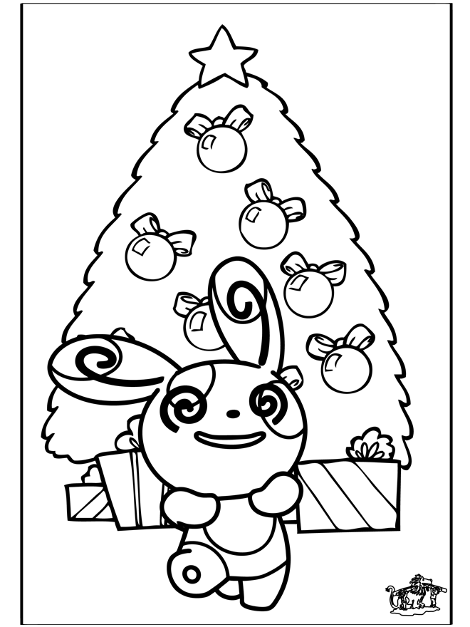 Natale Pokémon - Disegni da colorare Natale