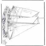 Disegni da colorare Vari temi - Nave a vela 5