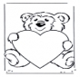 Orso con cuore