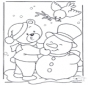 Orso nella neve