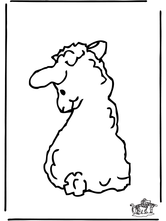 Pecorella 2 - Animali domestici e di fattoria